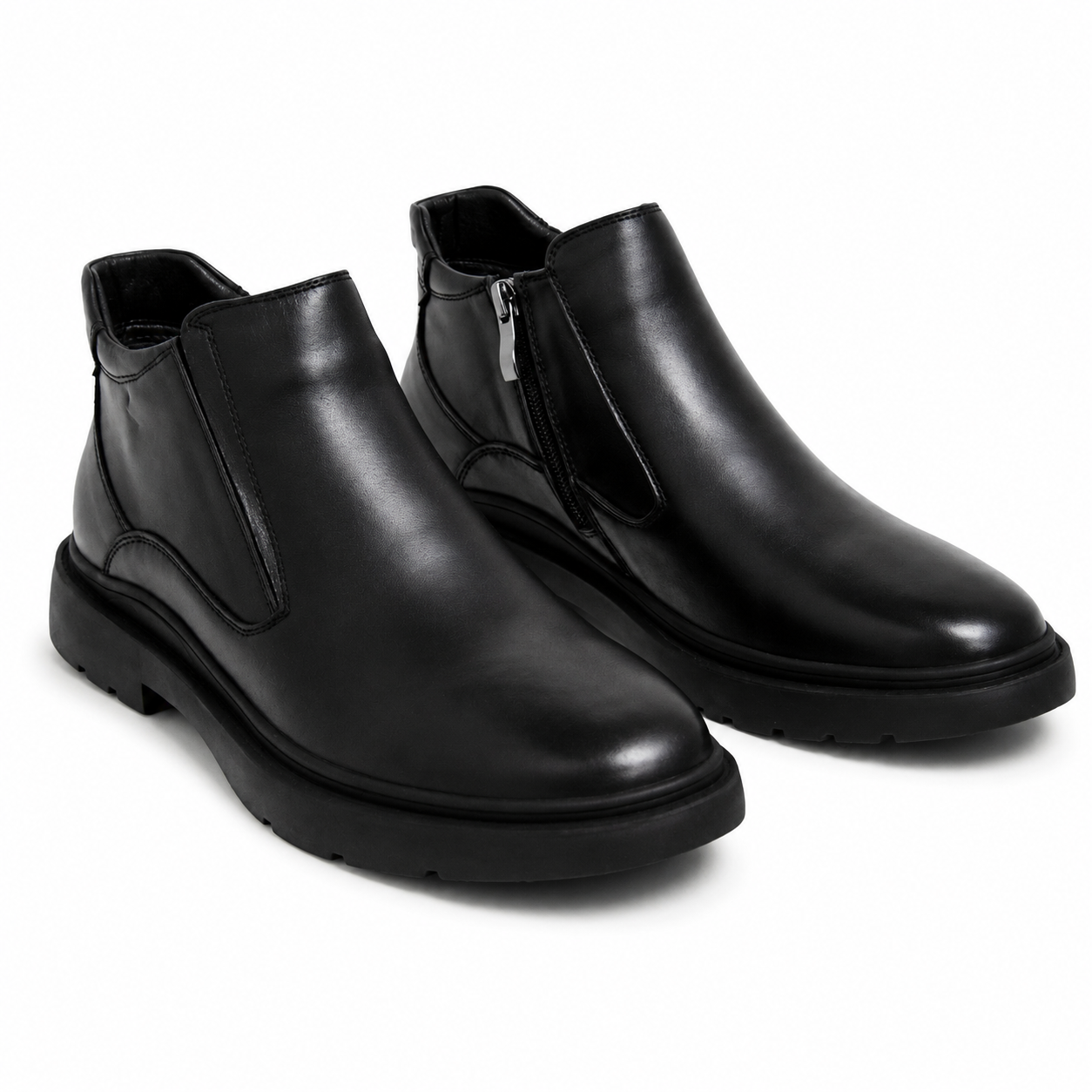 GHETE CASUAL BARBATI MELS W2096-2 NEGRE