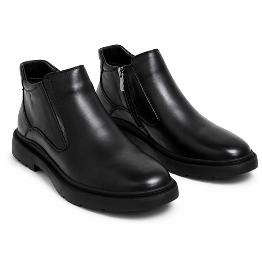 GHETE CASUAL BARBATI MELS W2096-2 NEGRE