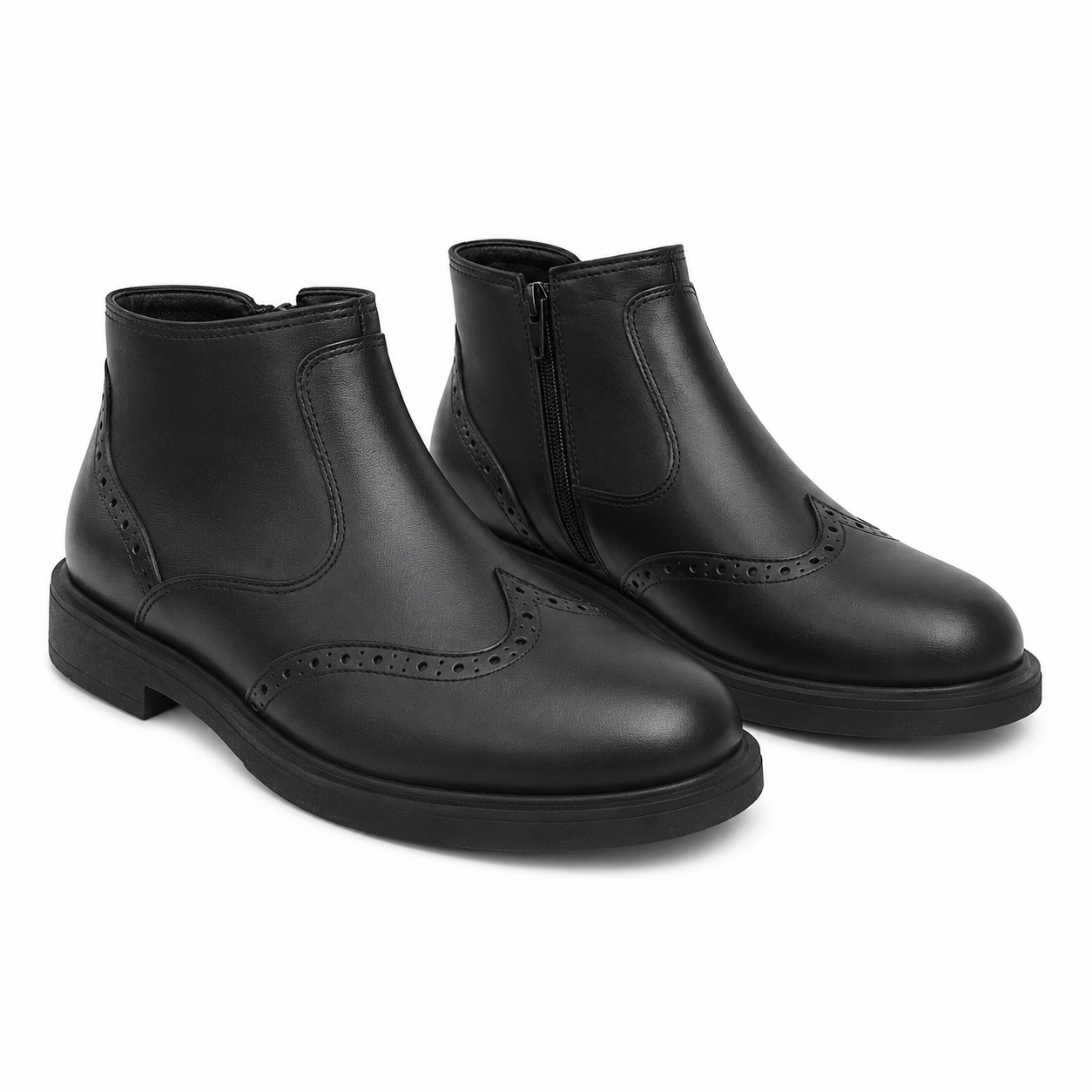GHETE CASUAL BARBATI NICOLIS 40807 NEGRE