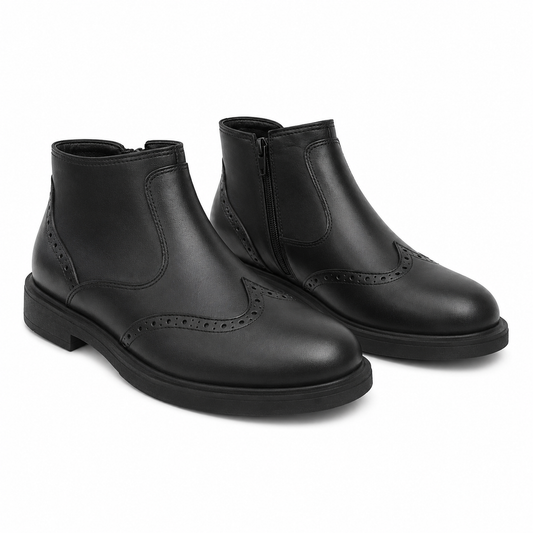 GHETE CASUAL BARBATI NICOLIS 40807 NEGRE