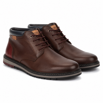 GHETE CASUAL BARBATI PIKOLINOS M8J-8181 MARO + BORDO + ALBASTRU