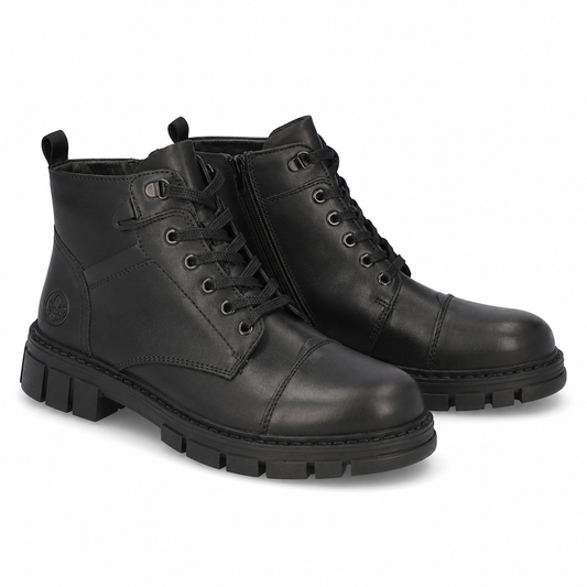 GHETE CASUAL BARBATI RIEKER 32219-00 NEGRE