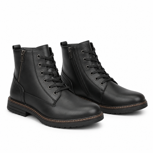 GHETE CASUAL BARBATI RIEKER 33104-00 NEGRE