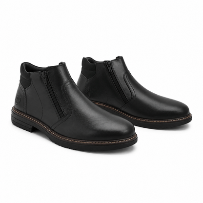 GHETE CASUAL BARBATI RIEKER 33151-00 NEGRE