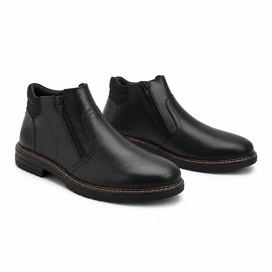 GHETE CASUAL BARBATI RIEKER 33151-00 NEGRE