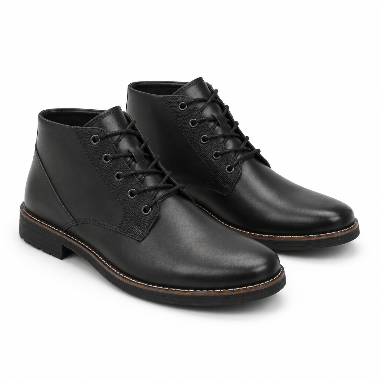 GHETE CASUAL BARBATI RIEKER 33207-00 NEGRE
