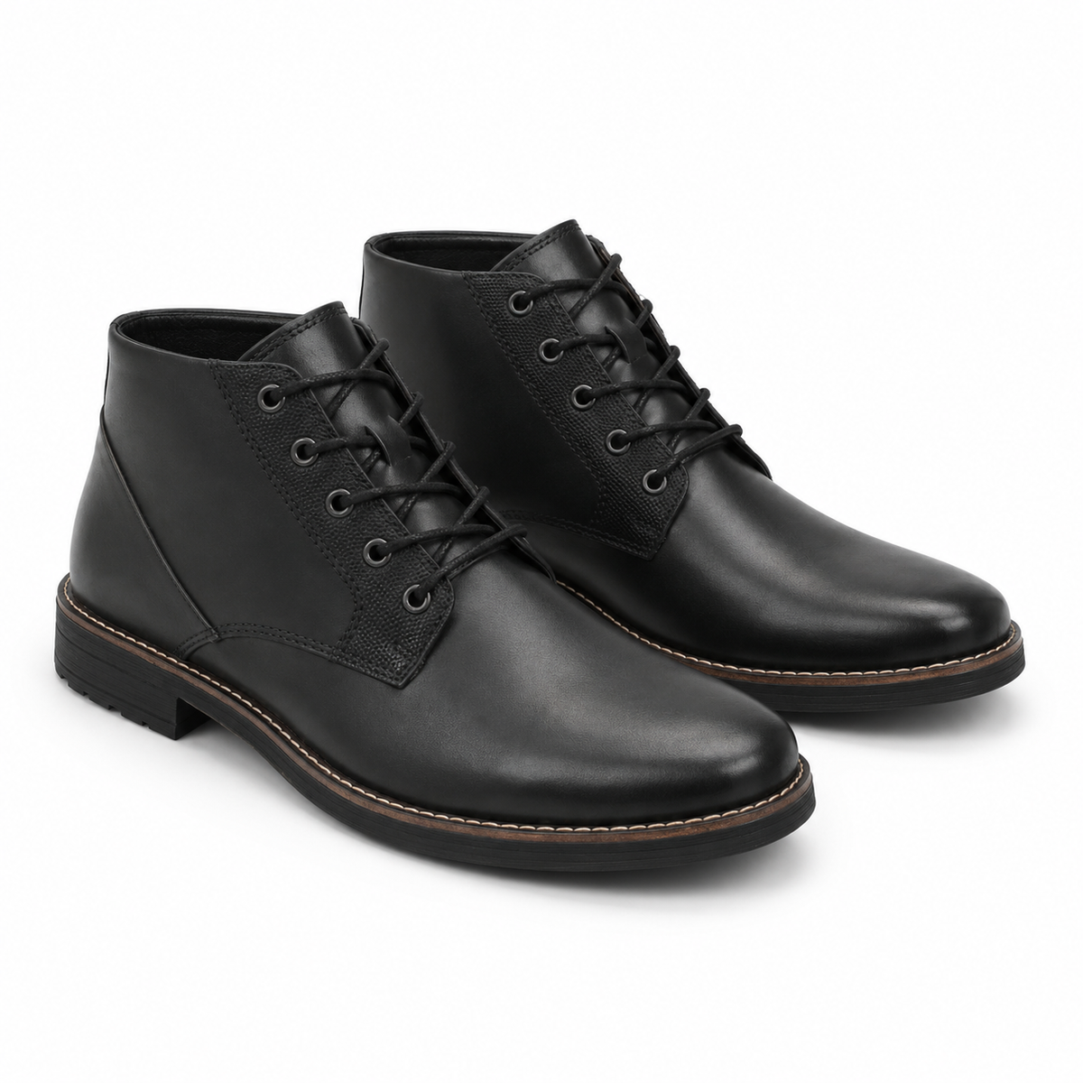 GHETE CASUAL BARBATI RIEKER 33207-00 NEGRE