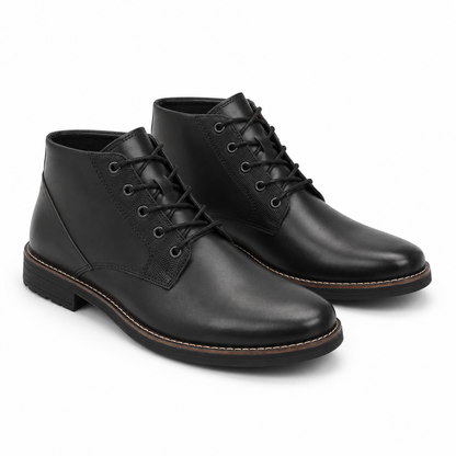 GHETE CASUAL BARBATI RIEKER 33207-00 NEGRE