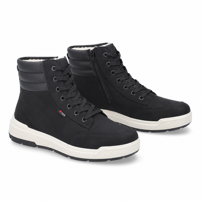 GHETE CASUAL BARBATI RIEKER U0071-00 NEGRE