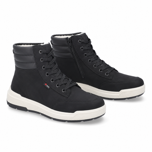 GHETE CASUAL BARBATI RIEKER U0071-00 NEGRE