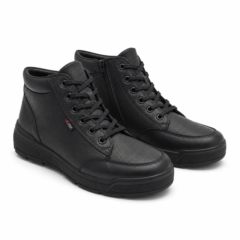 GHETE CASUAL BARBATI RIEKER U0071-01 NEGRE