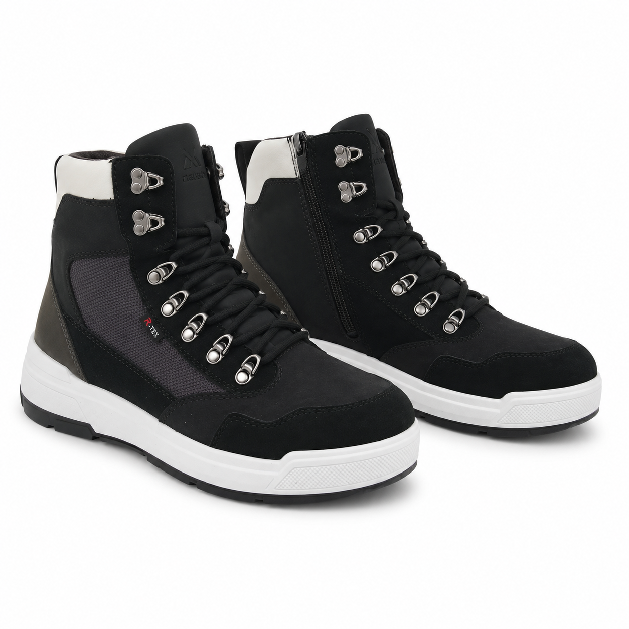GHETE CASUAL BARBATI RIEKER U0072-00 NEGRE