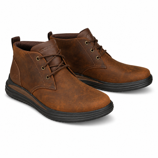 GHETE CASUAL BARBATI SKECHERS 204670 CDB MARO