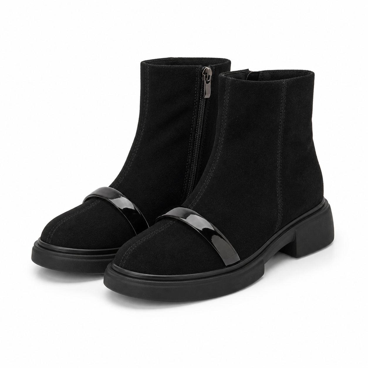 GHETE CASUAL DAMA ANNA VIOTTI M117-Q600 NEGRE VELUR