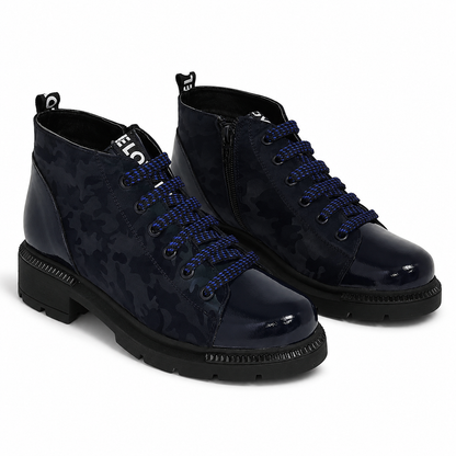 Ghete Casual Damă NICOLIS 157658 Negru – Piele Naturală