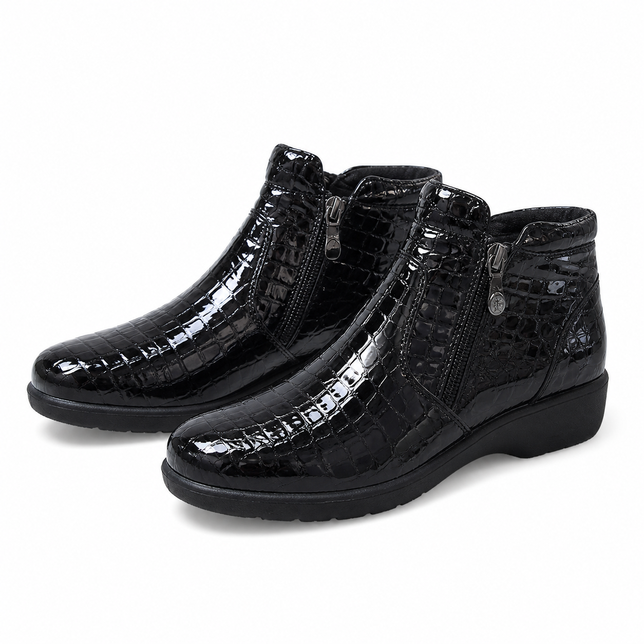 GHETE CASUAL DAMA CAPRICE 25460-45 014 NEGRE CROCO