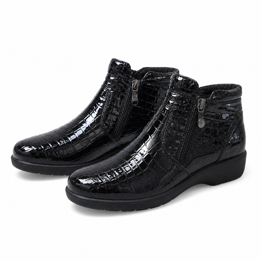 GHETE CASUAL DAMA CAPRICE 25460-45 014 NEGRE CROCO