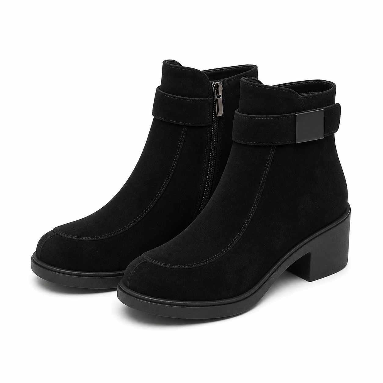 GHETE CASUAL DAMA DOGATI 086 8411 NEGRE VELUR