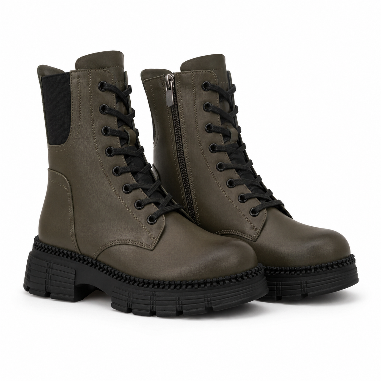 GHETE CASUAL DAMA DOGATI 23657 VERDE KAKI
