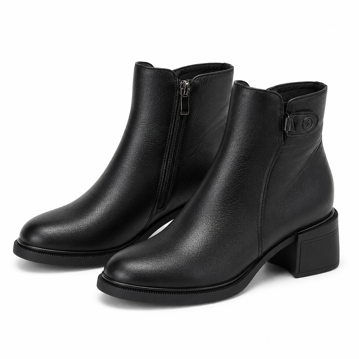 GHETE CASUAL DAMA FEELING H513-8574 NEGRE