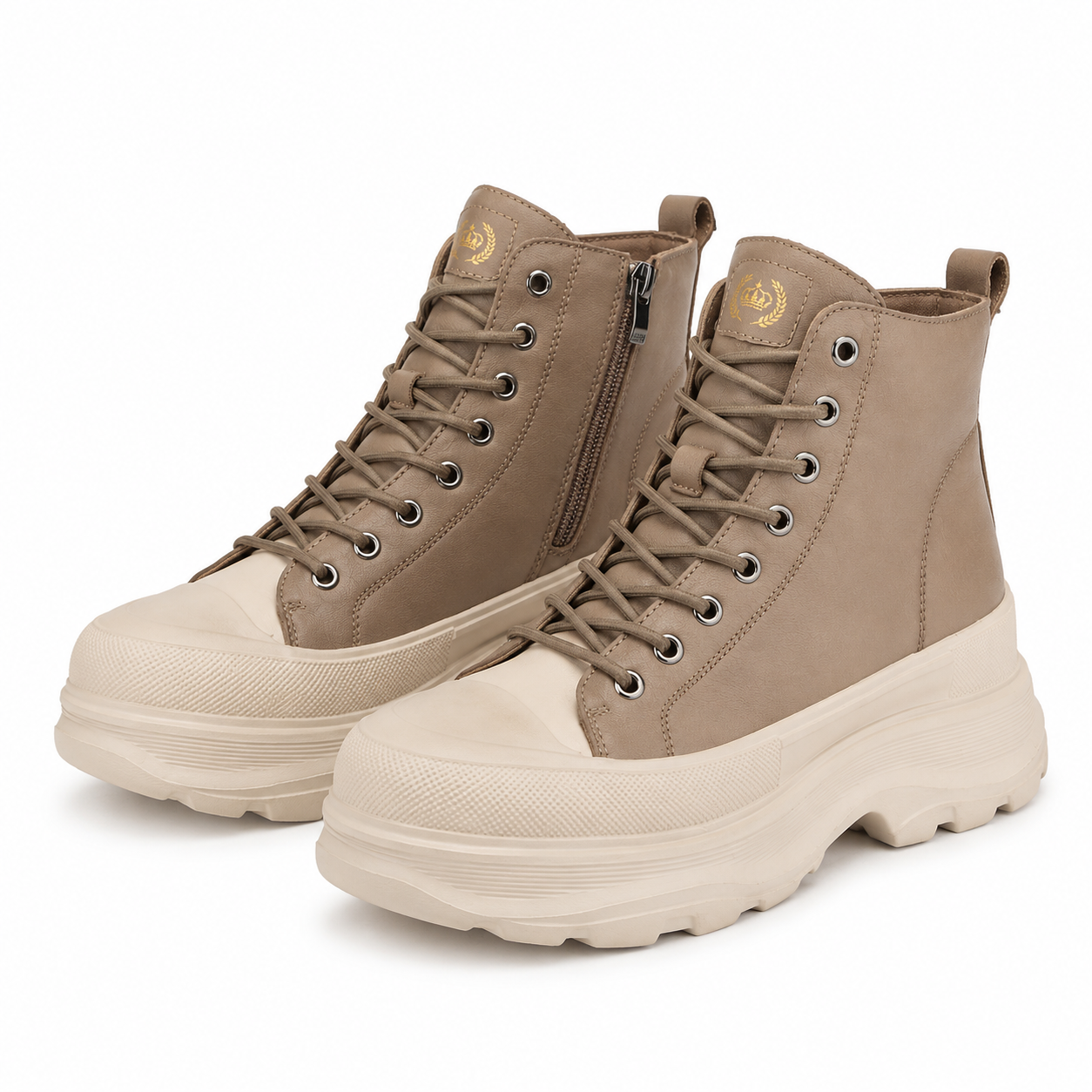 GHETE CASUAL DAMA FRANCO GERARDO 66081 TAUPE CU BEJ