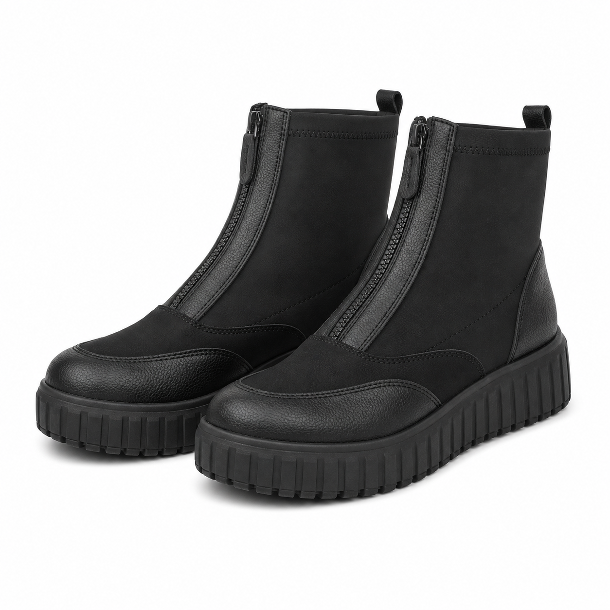 GHETE CASUAL DAMA JANA 25468-45 001 NEGRE