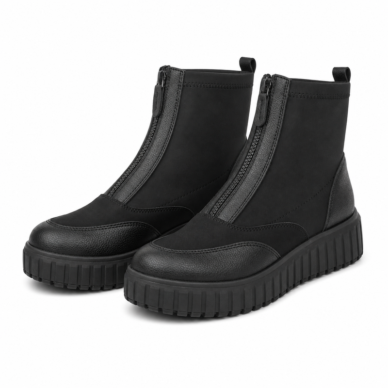GHETE CASUAL DAMA JANA 25468-45 001 NEGRE