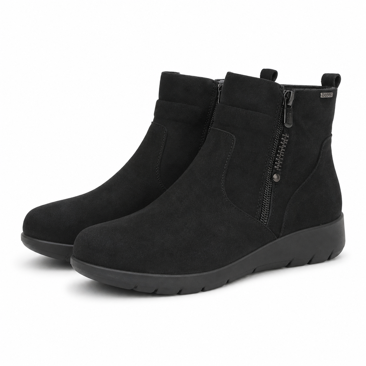GHETE CASUAL DAMA JANA 26497-45 007 NEGRE VELUR