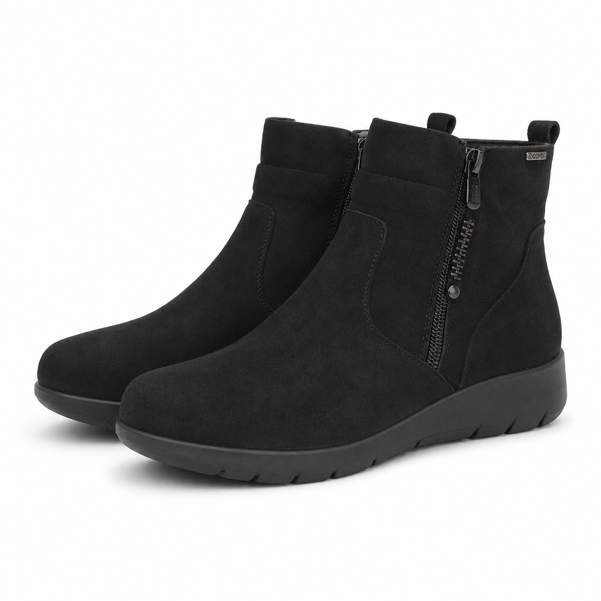 GHETE CASUAL DAMA JANA 26497-45 007 NEGRE VELUR