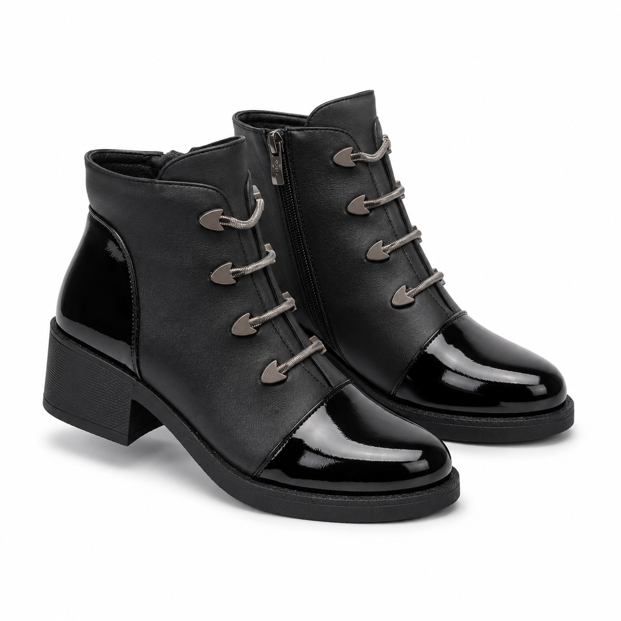 GHETE CASUAL DAMA KARISMA H3X2057-1 01-N NEGRE + LAC