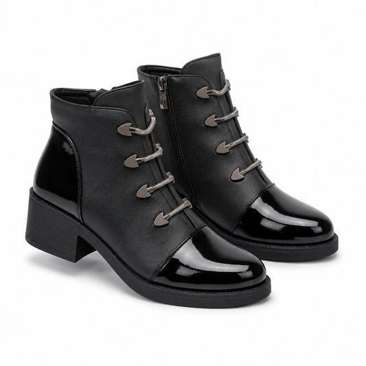 GHETE CASUAL DAMA KARISMA H3X2057-1 01-N NEGRE + LAC