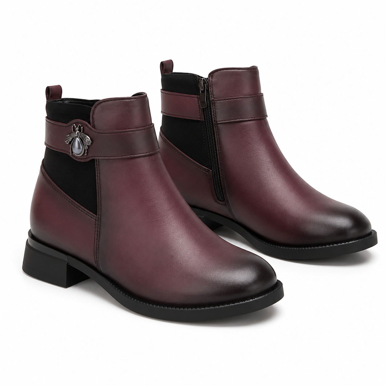 GHETE CASUAL DAMA NICOLIS 31901 BURGUNDI