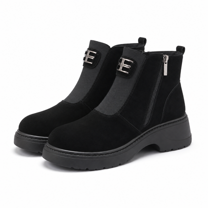 GHETE CASUAL DAMA PASS 150037A NEGRE VELUR