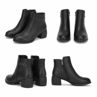 GHETE CASUAL DAMA PASS 33208 01-N NEGRE