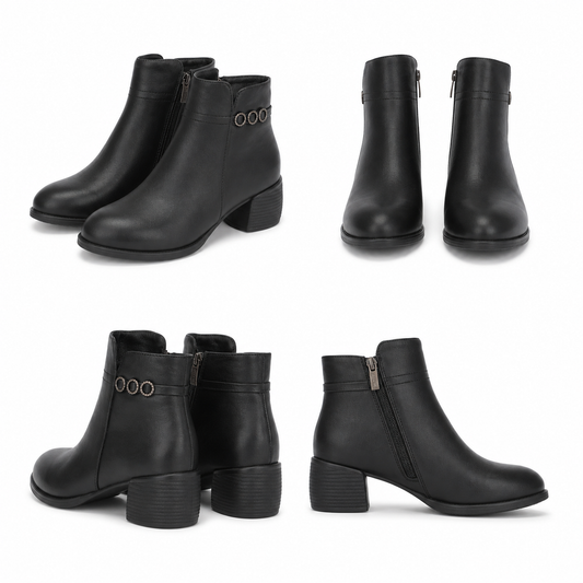 GHETE CASUAL DAMA PASS 33208 01-N NEGRE