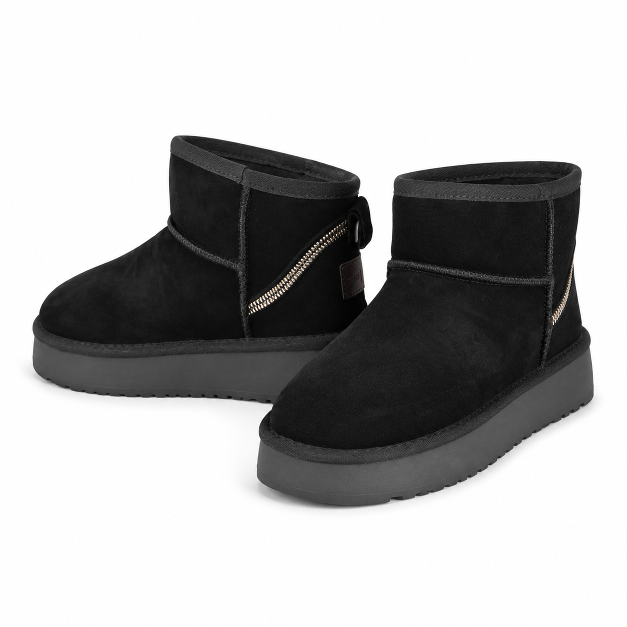 GHETE CASUAL DAMA PASS 450011A 01-I NEGRE VELUR