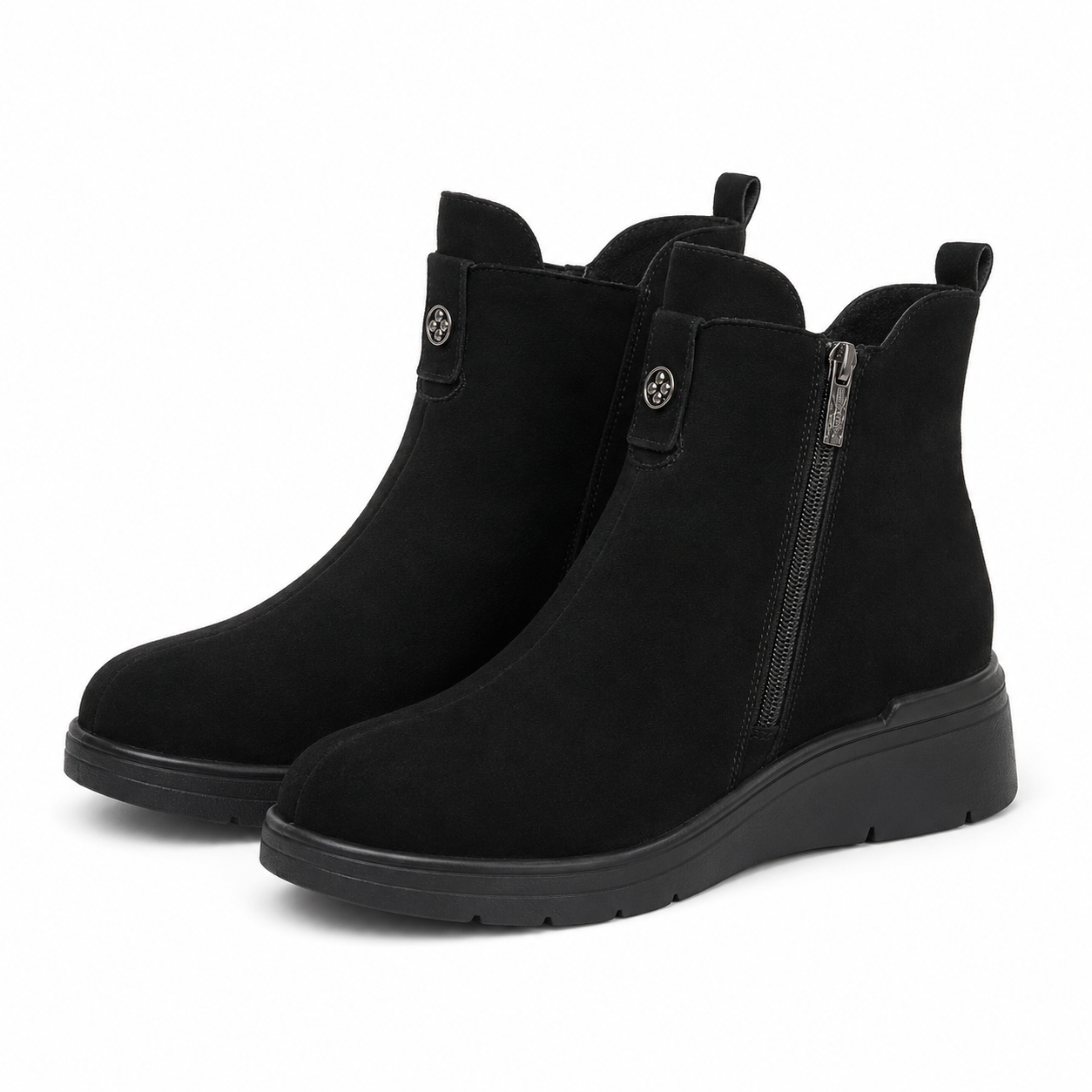 GHETE CASUAL DAMA PASS 50002B 01-I NEGRE VELUR