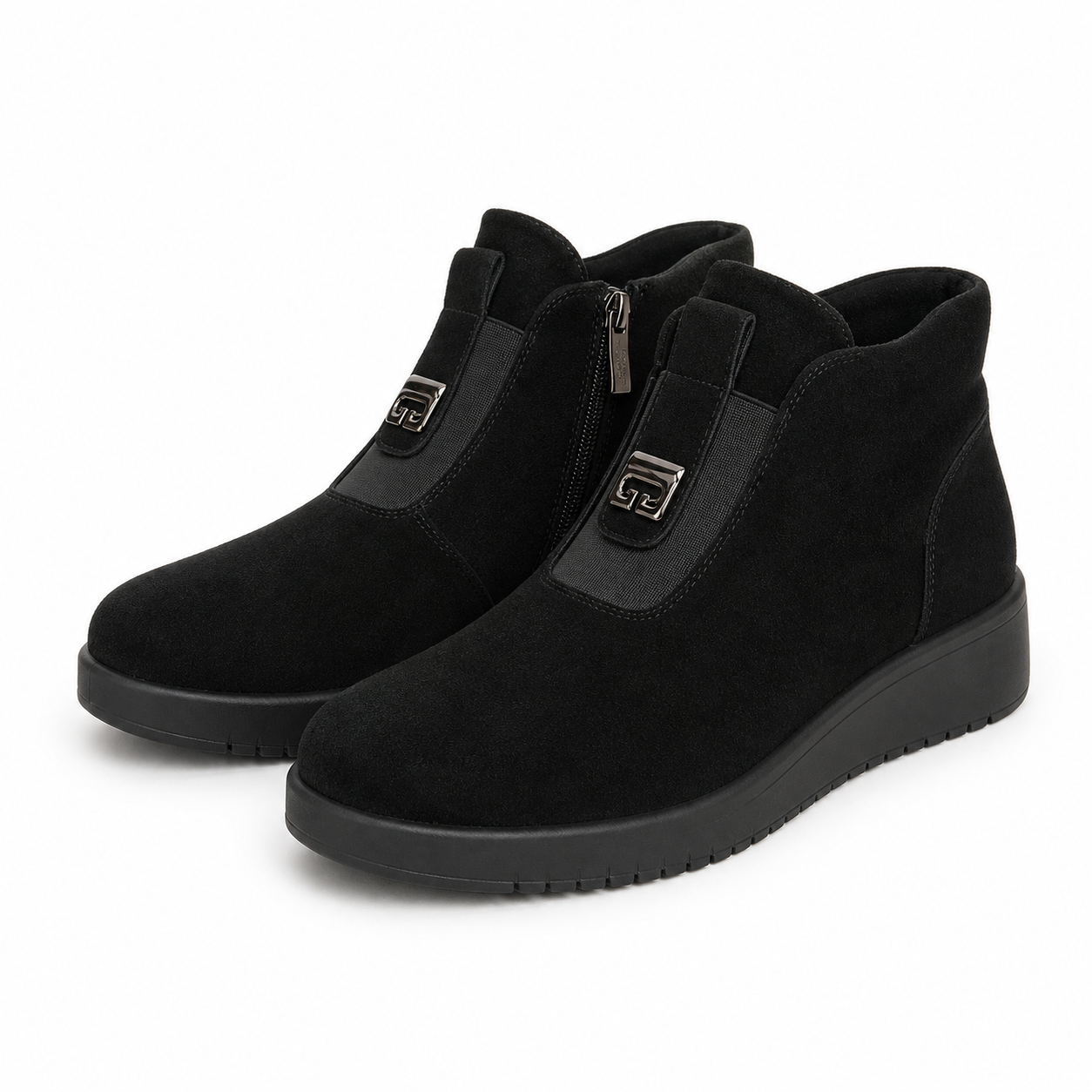GHETE CASUAL DAMA PASS 70004A 01-I NEGRE VELUR
