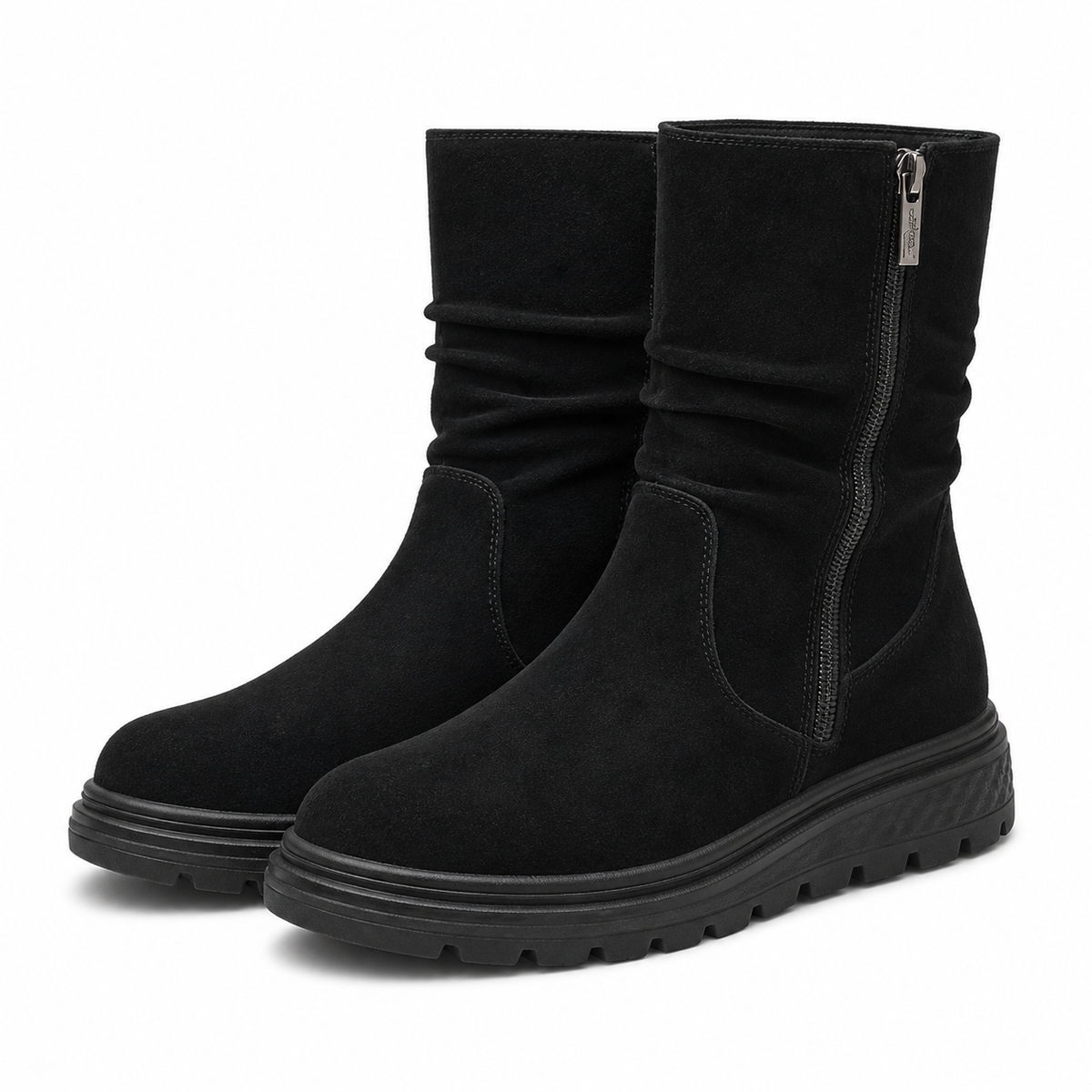 GHETE CASUAL DAMA PASS 870033B 01-I NEGRE VELUR