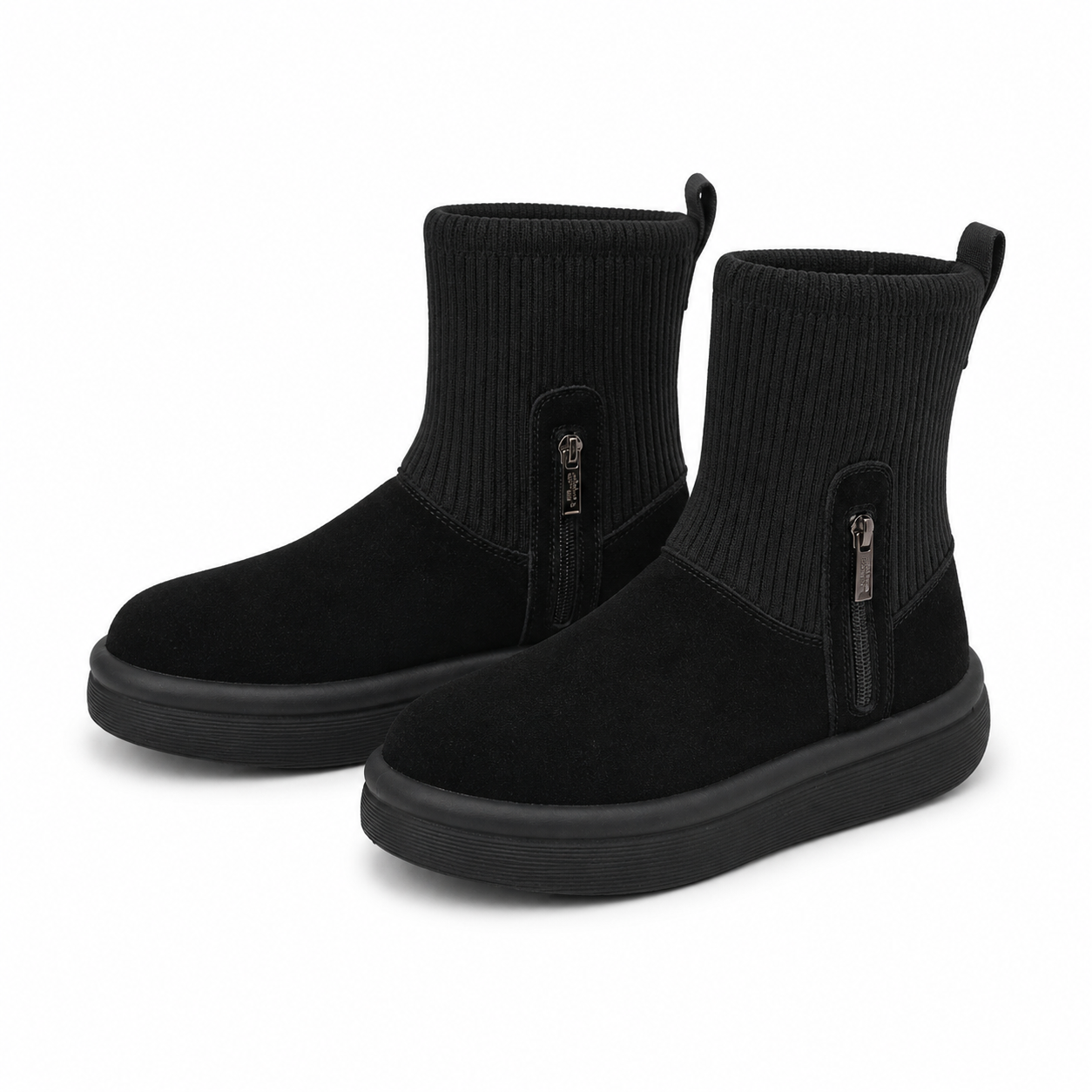 GHETE CASUAL DAMA PASS 87008A 01-Z NEGRE VELUR