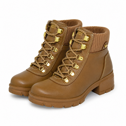 GHETE CASUAL DAMA PEGADA 281801-01 BEJ
