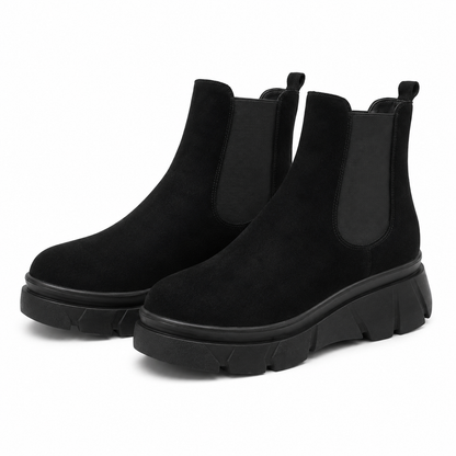 GHETE CASUAL DAMA PERLLA 3020-4 NEGRE VELUR