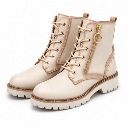GHETE CASUAL DAMA PIKOLINOS W6S-8619 BEJ MARFIL