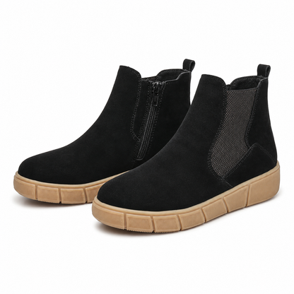 GHETE CASUAL DAMA REMONTE D1 T71-00 NEGRE VELUR
