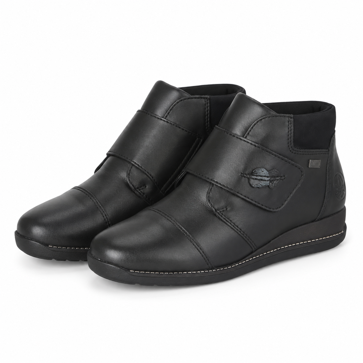 GHETE CASUAL DAMA RIEKER 44255-00 NEGRE