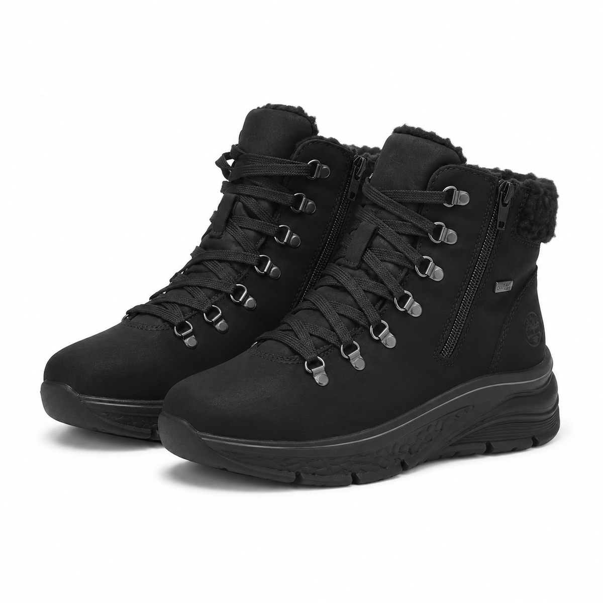 GHETE CASUAL DAMA RIEKER 48034-00 NEGRE