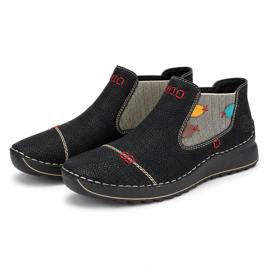 GHETE CASUAL DAMA RIEKER 51592-00 NEGRE