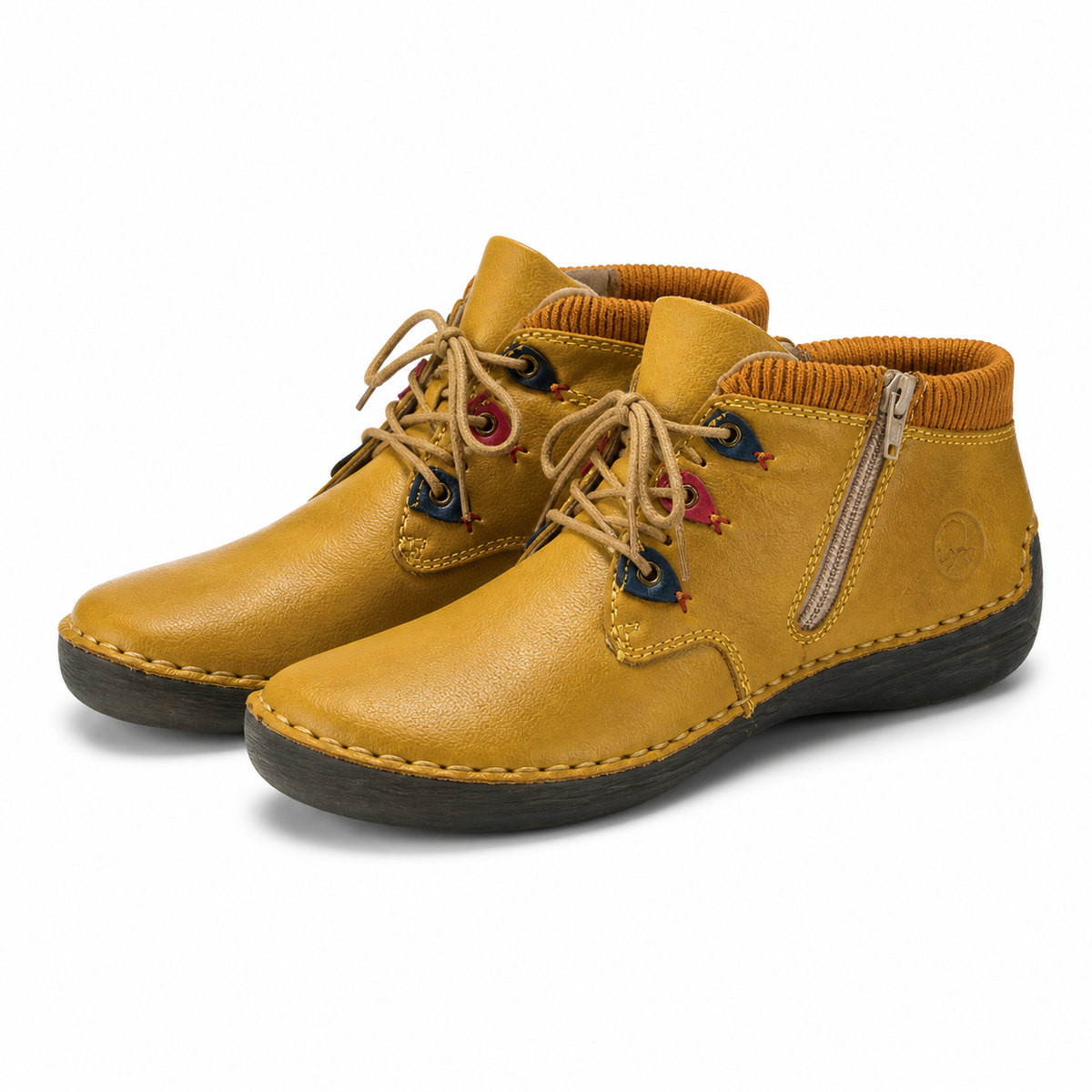 GHETE CASUAL DAMA RIEKER 52544-68 GALBENE