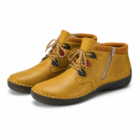 GHETE CASUAL DAMA RIEKER 52544-68 GALBENE