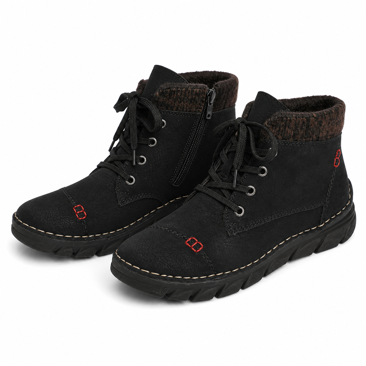 GHETE CASUAL DAMA RIEKER 55031-00 NEGRE